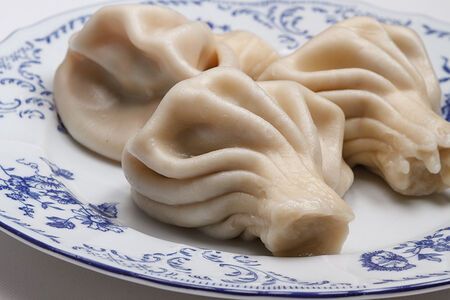 Хинкали с картошкой и грибами