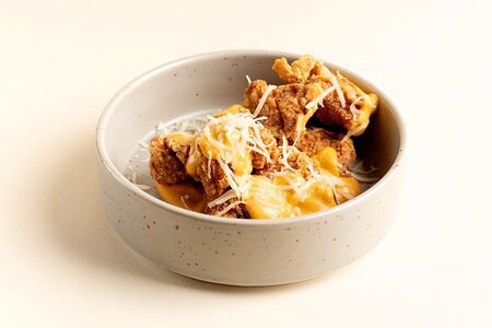 Цыплёнок с сырным соусом