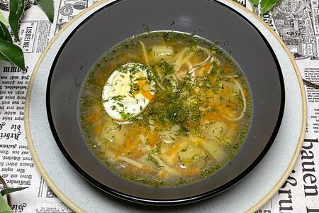 Куриный суп-лапша