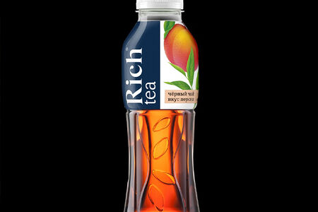Холодный чёрный чай с персиком Rich