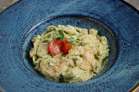 Паста с креветками