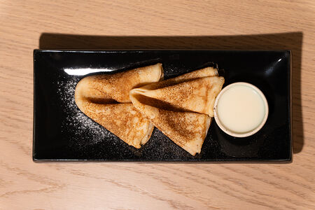 Блинчики со сгущенным молоком