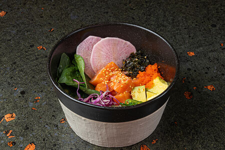 Поке лосось