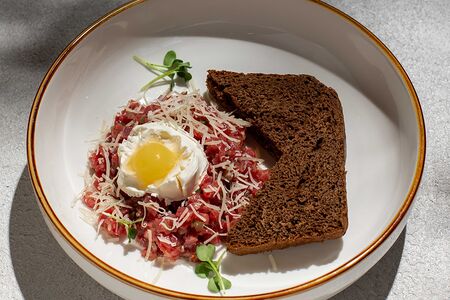 Тартар из мраморной говядины