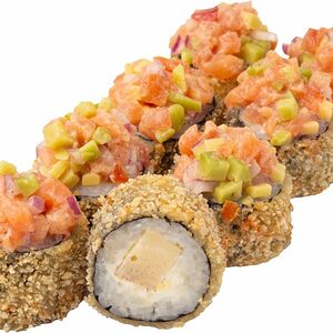 Лосось гуакомоле.