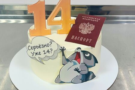 Торт Серьезно? Уже 14
