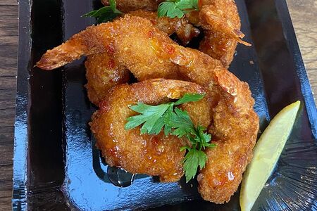 Креветки темпура 