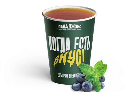 Чернично-мятный грог