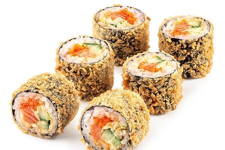 Темпура ролл с лососем