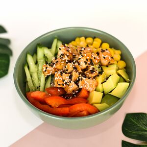 Поке Курочка терияки мини