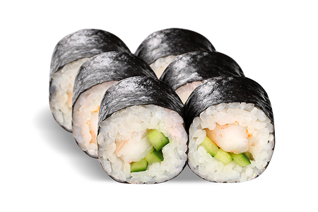 Ролл С креветкой и огурцом