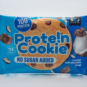 Протеиновое печенье Soj с кокосом и молочным шоколадом Без сахара