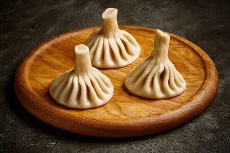 Хинкали с грибами жареные 3шт