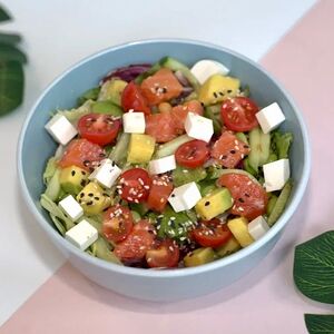 Боул с лососем