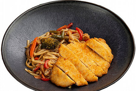 Лапша с хрустящей курицей