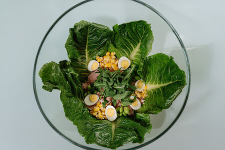 Зеленый салат из города Ницца