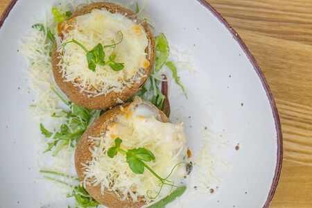 Жюльен с грибами