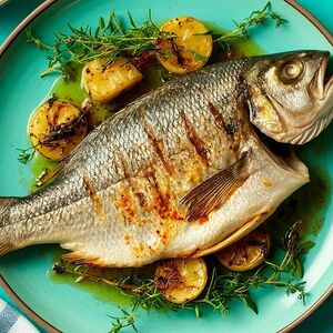 Дорадо на мангале