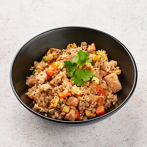 Японский плов с овощами