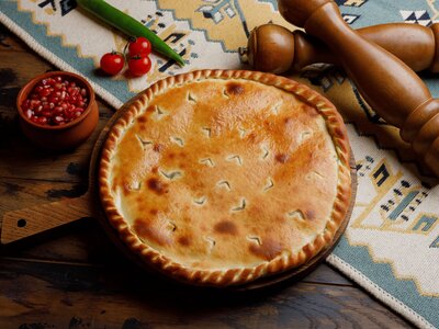 Кубдари с бараниной