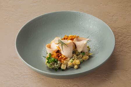 Оливье с цыплёнком