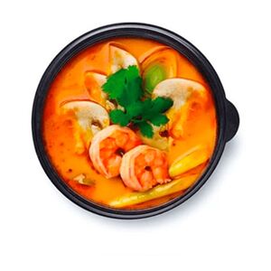 Том Ям с креветками