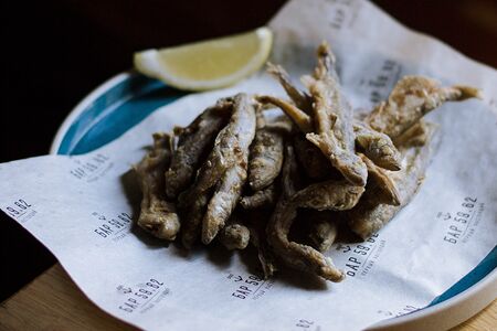 Жареная мойва