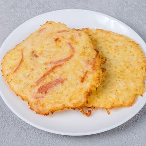 Драник картофельный с ветчиной и сыром