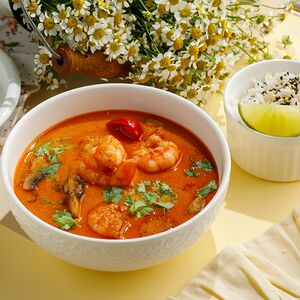 Том Ям с креветками
