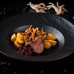 Медальоны с вешенками