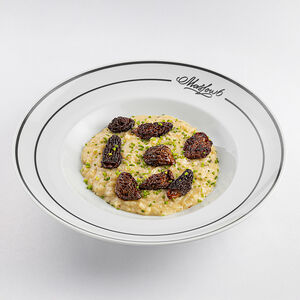 Ризотто со сморчками