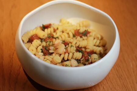 Паста с креветками 