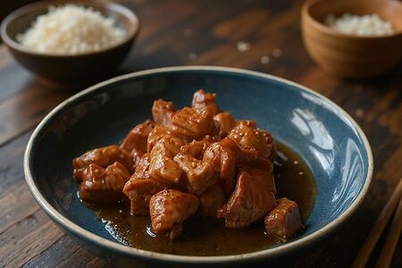 Свинина в соевом соусе