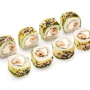 Зеленый дракон унаги 