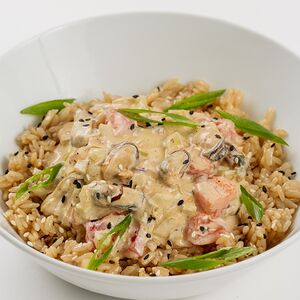 Мидии с рисом