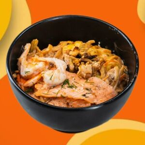 Удон с морепродуктами в соусе Том ям