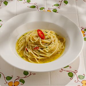 Спагетти алио олио