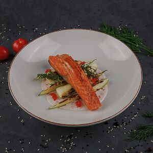 Стейк из лосося