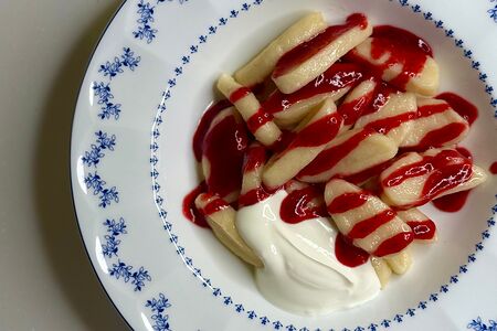 Очень ленивые вареники  