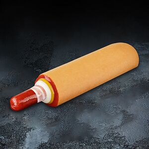 Французский хот-дог Колбаска с беконом