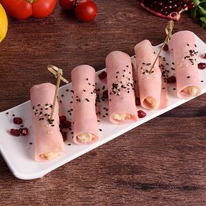 Рулетики из ветчины 