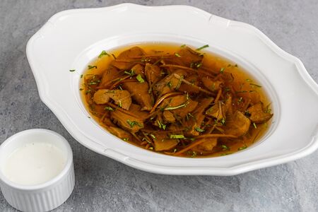 Суп из белых грибов