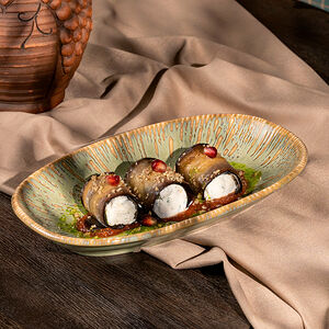 Жареные баклажаны с сыром