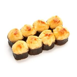 Запеченный с копченым лососем