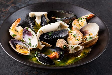 Соте из морепродуктов