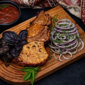 Шашлык из свиной корейки