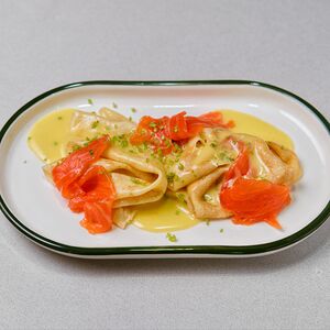 Блинчики с лососем 