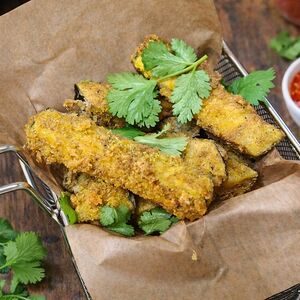 Хрустящие баклажаны