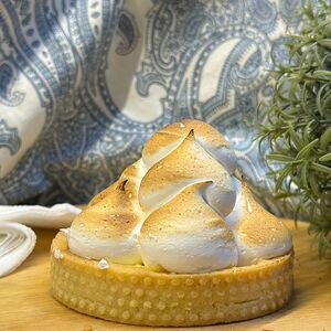Тарт с лимонным курдом и меренгой