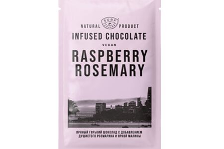 Шоколад горький Raspberry Rosemary Surf Coffee Specialty Choco Bar